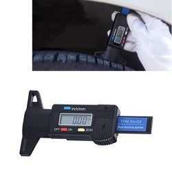 025mm Electronic Digital Tread Plan Refinding Rounds Refinding Outcome Exists Tread Tablets Type Gauge Depth Vernier Caliper Measuring ToolsBlack