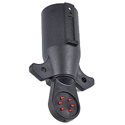 12V 7Way Blade Trailer Light Wiring Circuit Tester Round Adapter 7 Pin US Plug Signal Tester