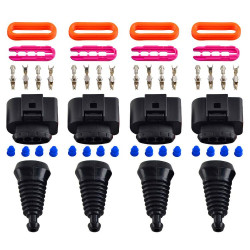 1 Set For Audi A7 30T 2016 Car Ignition Coil Connector Repair Kit Small Size 1J0973704