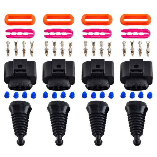 1 Set For Audi A7 30T 2016 Car Ignition Coil Connector Repair Kit Small Size 1J0973704