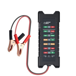 YAWOA BM410 Storage Battery Tester 12V24V Load Test LED Smart Car Battery Tester Clip