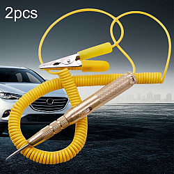 2pcs 624V Car Circuit Test Pen LED Multifunction Test Through Line Detection Test Light Test Pen Style Spring Model