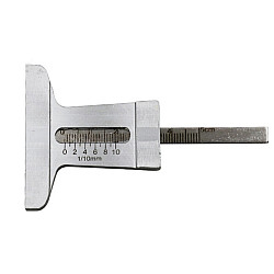 050mm Stainless Steel Tire Tread Vernier Depth Gauge
