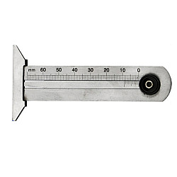060mm Stainless Steel Tire Tread Vernier Depth Gauge