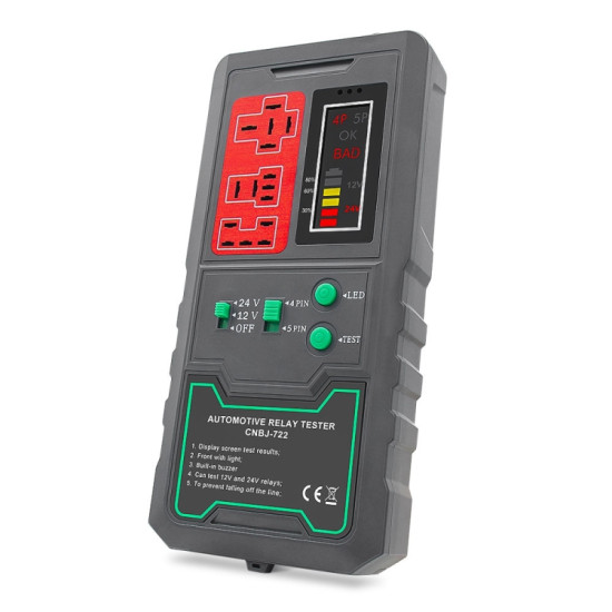12V24V 4 Pin 5 Pin Automotive Relay TesterCNBJ722