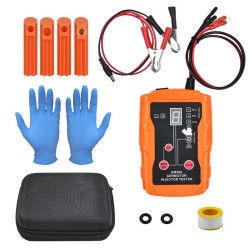 AERMOTOR Automobile Pulse Fuel Injector Fault Detector Specification Full Set 4 Cleaning Tools