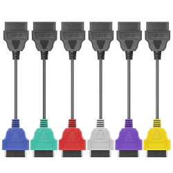 6color OBD ECU Scan Adapter Cable Bundle for Fiat