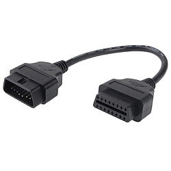 16 Pin Female to 16 Pin Male OBDII Diagnostic Cable
