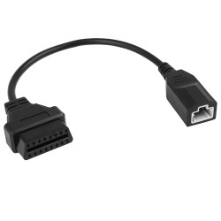 3 Pin to 16 Pin OBD Diagnostic Cable for HondaBlack