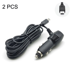 2 PCS Car Charger Fast Charging Driving Recorder Supply Line Style 1A2AMini Straight Head