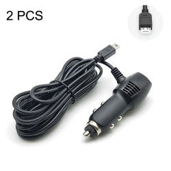 2 PCS Car Charger Driving Recorder Supply Line Style 1A2AAndroid Straight Head