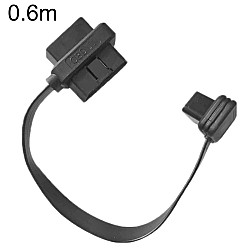 06m OBD2 Male to Female Tee Extension Cable OD16 16C Flat Cable