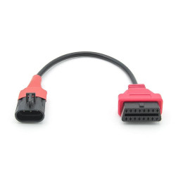 SYM SANYANG Motorcycle OBD Cable 3Pin To OBD2 16Pin Diagnostic Adapter Scanner Extension Cable