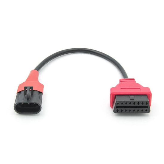 SYM SANYANG Motorcycle OBD Cable 3Pin To OBD2 16Pin Diagnostic Adapter Scanner Extension Cable