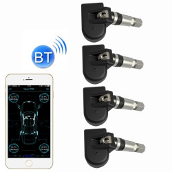 VC601 TPMS 4 Builtin Sensors Tire Pressure Monitoring Alarming System Diagnostictool with Bluetooth 40 Work on Android iOS iPad