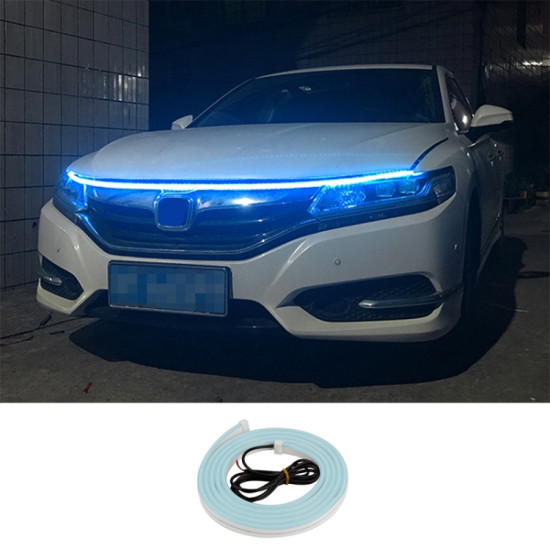 1 2m Car Daytime Running Super Bright Decorative LED Atmosphere Light Ice Blue Light