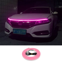 1 8m Car Daytime Running Super Bright Decorative LED Atmosphere Light Pink Light