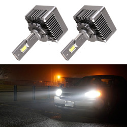 1 Pair D Series D1S Car HID Ballast to LED Headlight DC12V 35W 6000K 5000LM