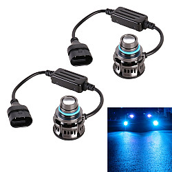 1 Pair 9005 27W DC12V Car Aluminum Alloy LED Headlight Blue Light