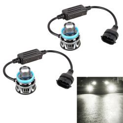 1 Pair H11 27W DC12V Car Aluminum Alloy LED Headlight White Light