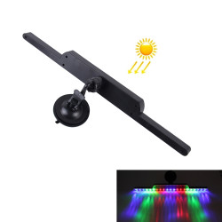 Solar Anti Collision Cupule Ranger Lamp Car Taillight LED Flash Warning Light Caution Light Colorful Light