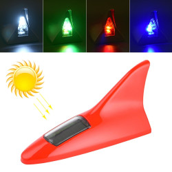 Solar Shark Fin High positioned Alarm Light Red