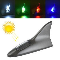 Solar Shark Fin High positioned Alarm Light Grey