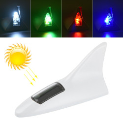 Solar Shark Fin High positioned Alarm Light White