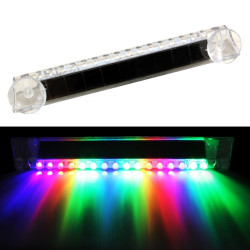 Wiring Free Rear Window Solar LED Sensor Car Warning Light Color
