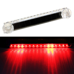 Wiring Free Rear Window Solar LED Sensor Car Warning Light Red
