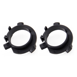 1 Pair H7 LED Headlight Bulb Retainers Holder Adapter for KIA Sorento Sportage R Grand Santa Fe K3 K4 K5 Hyundai Sonata Generation 9 2015 2017 Coupe new Santafe Veloster