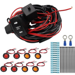 UTV ATU Car Turn Signal Light Toggle Switch Turn Signal Kit Style Vertical Turn Switch
