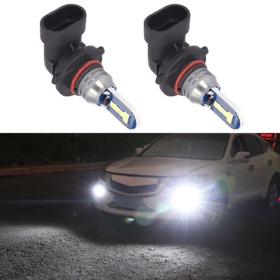 1 Pair 9006 DC12V 7 8W Car LED Fog Light White Light
