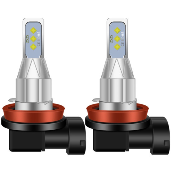 1 Pair H16JP DC 12V 24V 12W 1800LM Car LED Fog Light White Light
