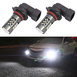 1 Pair 9005 12V 7W Strobe Car LED Fog Light White Light
