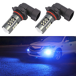 1 Pair 9005 12V 7W Strobe Car LED Fog Light Ice Blue Light