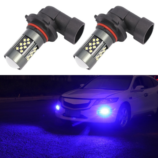 1 Pair 9005 12V 7W Strobe Car LED Fog Light Blue Light