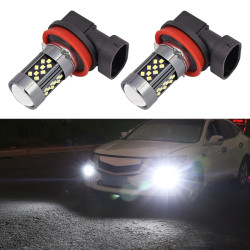 1 Pair H11 12V 7W Strobe Car LED Fog Light White Light