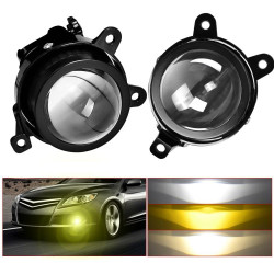 T11 2pcs Pack 55W 3 inch High Power Dual Lens Fog Light Low Holder for LADA Priora 2007 2013