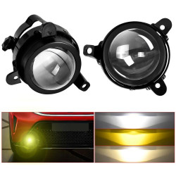 T11 2pcs Pack 55W 3 inch High Power Dual Lens Fog Light High Holder for LADA VAZ 2170 2171 2072
