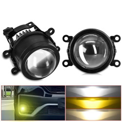 T09 2pcs Pack 55W 3 inch High Power Dual Lens Fog Light Type Four corner Universal