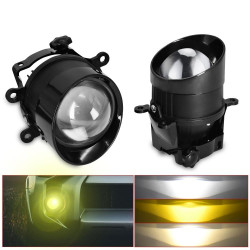 T09 2pcs Pack 55W 3 inch High Power Dual Lens Fog Light Type Oblique Universal