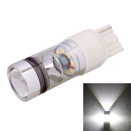 T20 7440 850LM 100W LED Car Rear Fog Turn Signals Daytime Running Light Bulb DC 12 24V Cool White
