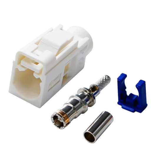 RG174 Cable Fakra Radio Crimp Female Jack / Plug Connector with Phantom RF Coaxial(Fakra B)