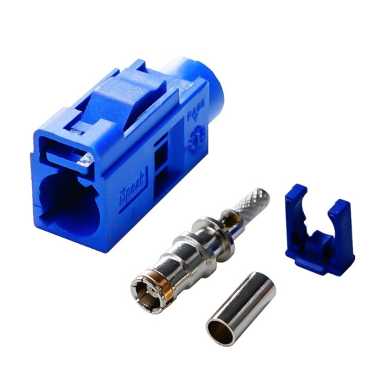 RG174 Cable Fakra Radio Crimp Female Jack / Plug Connector with Phantom RF Coaxial(Fakra C)