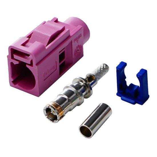 RG174 Cable Fakra Radio Crimp Female Jack / Plug Connector with Phantom RF Coaxial(Fakra H)