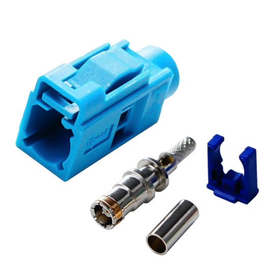 RG174 Cable Fakra Radio Crimp Female Jack / Plug Connector with Phantom RF Coaxial(Fakra Z)