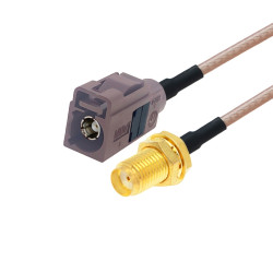 20cm Antenna Extension RG316 Coaxial Cable(SMA Female to Fakra F Female)