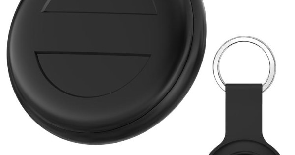M10 Mini GPS Location Tracker Anti-lost Device with Keychain(Black)`