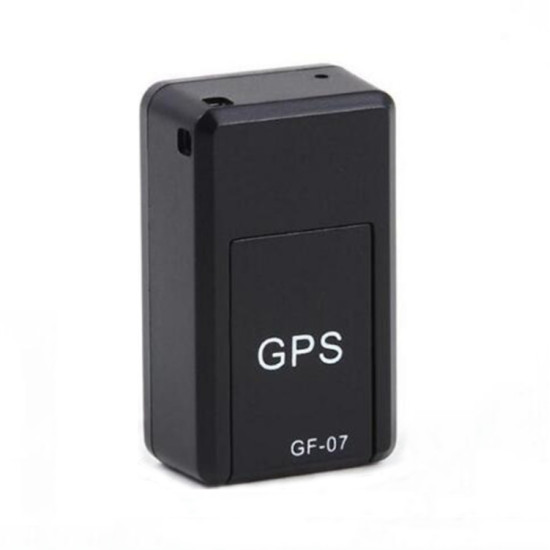 GF07 Mini GPS Tracking Strong Magnetic Locator Voice-controlled Recording Anti-lost Device Only Supports 2G Network(Black)